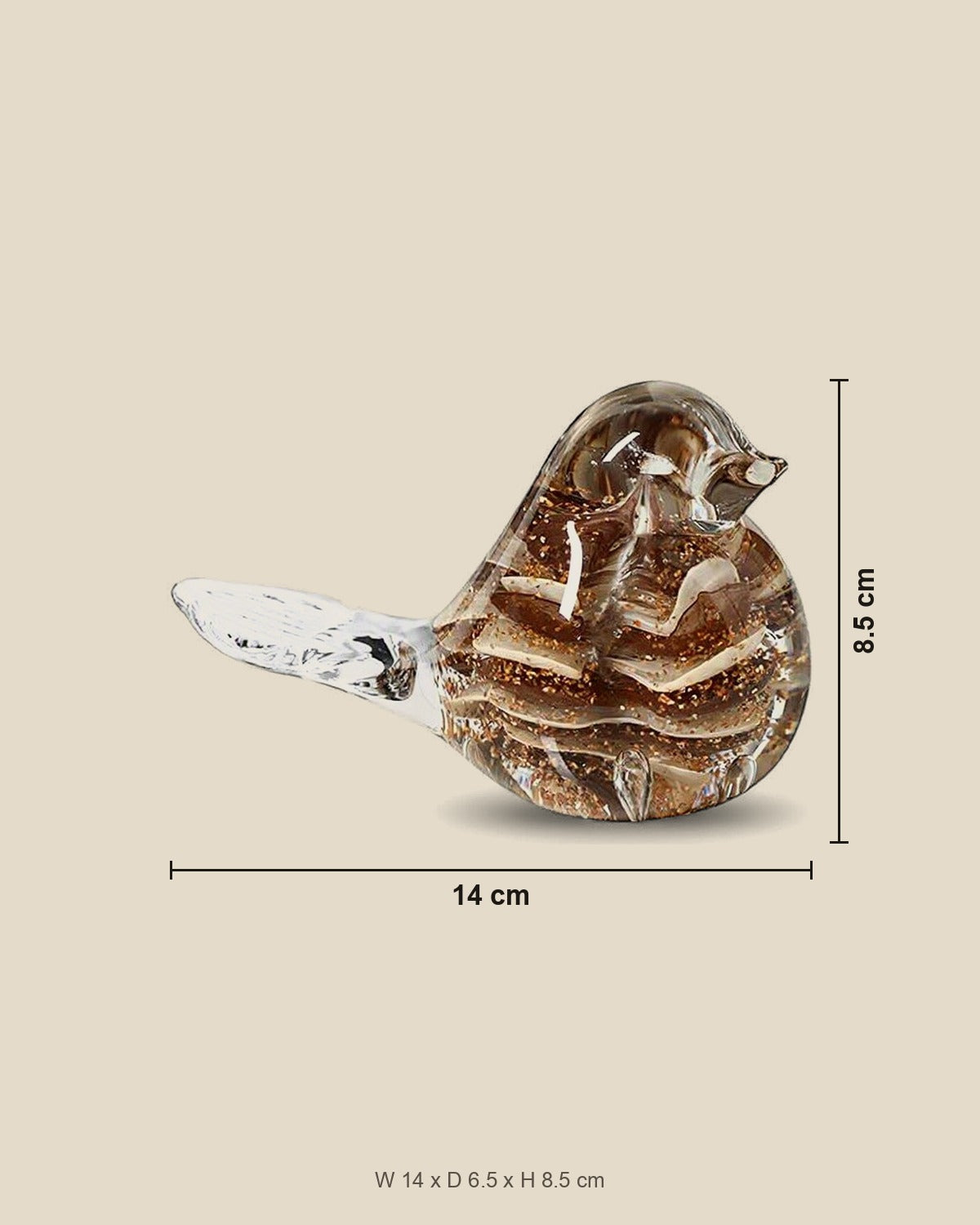cascading-bird-glass-ornament FB-E25040A size_reference