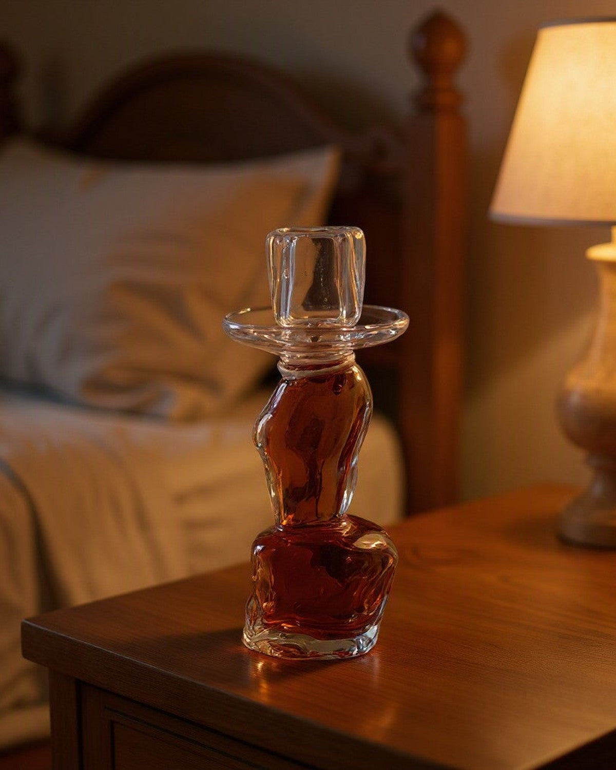 shadow-glass-candle-holder FB-E25060B bedroom