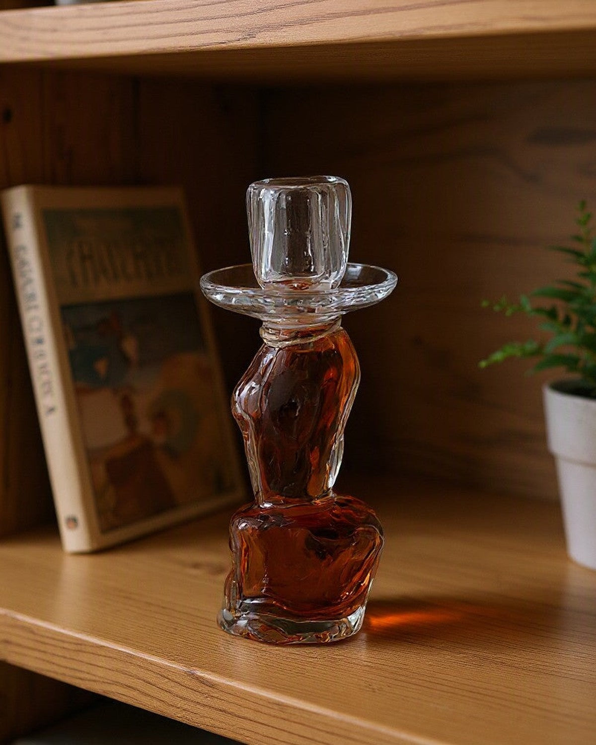 shadow-glass-candle-holder FB-E25060B shelf