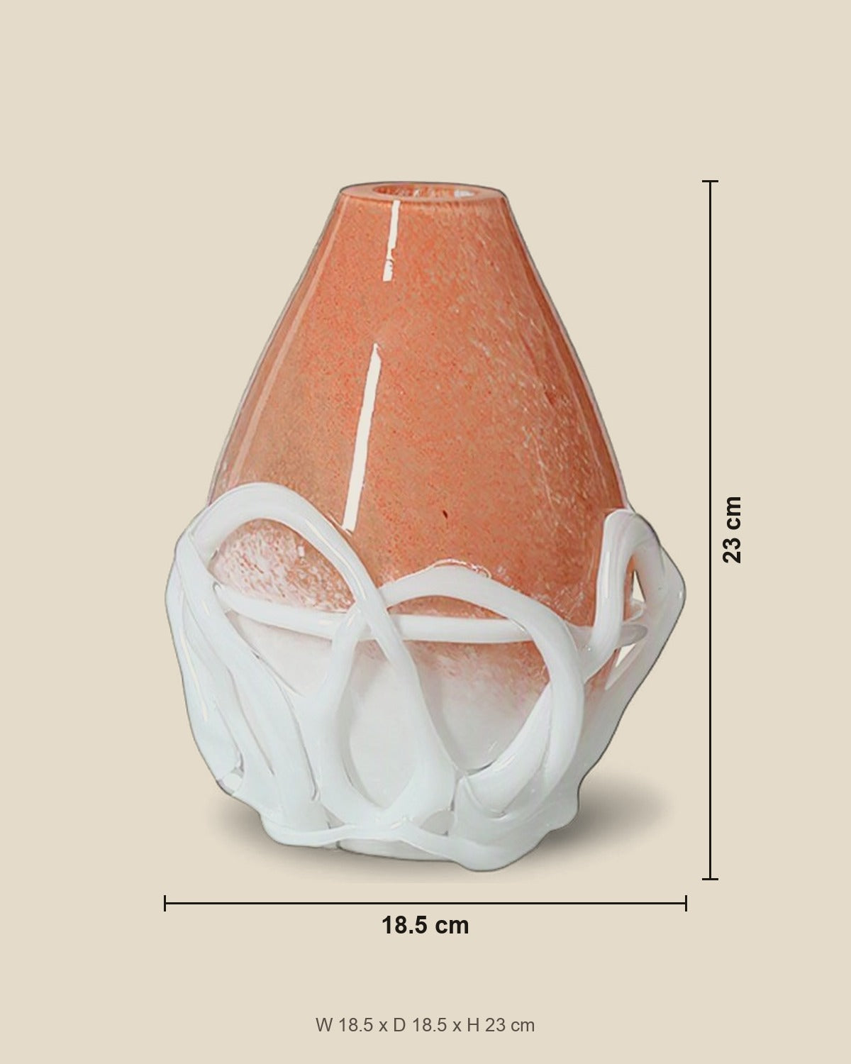 white-veined-glass-vase FB-E25074B size_reference