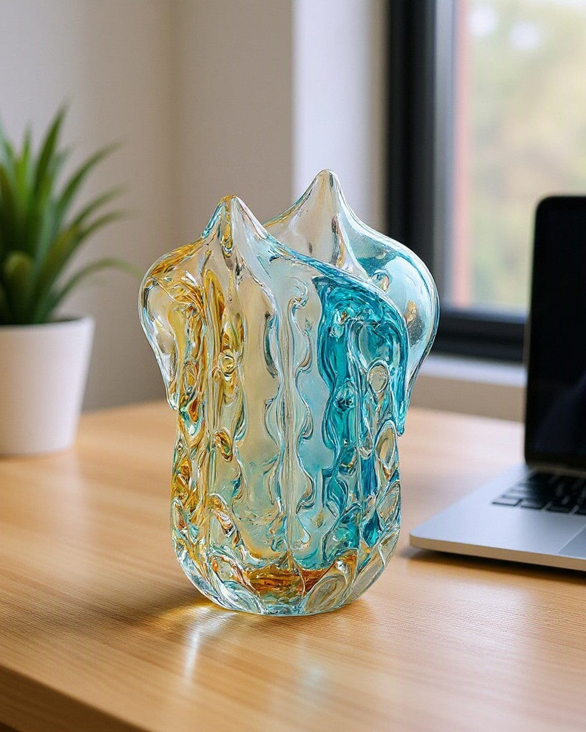 concave-petal-glass-vase FB-E26021B office_desk