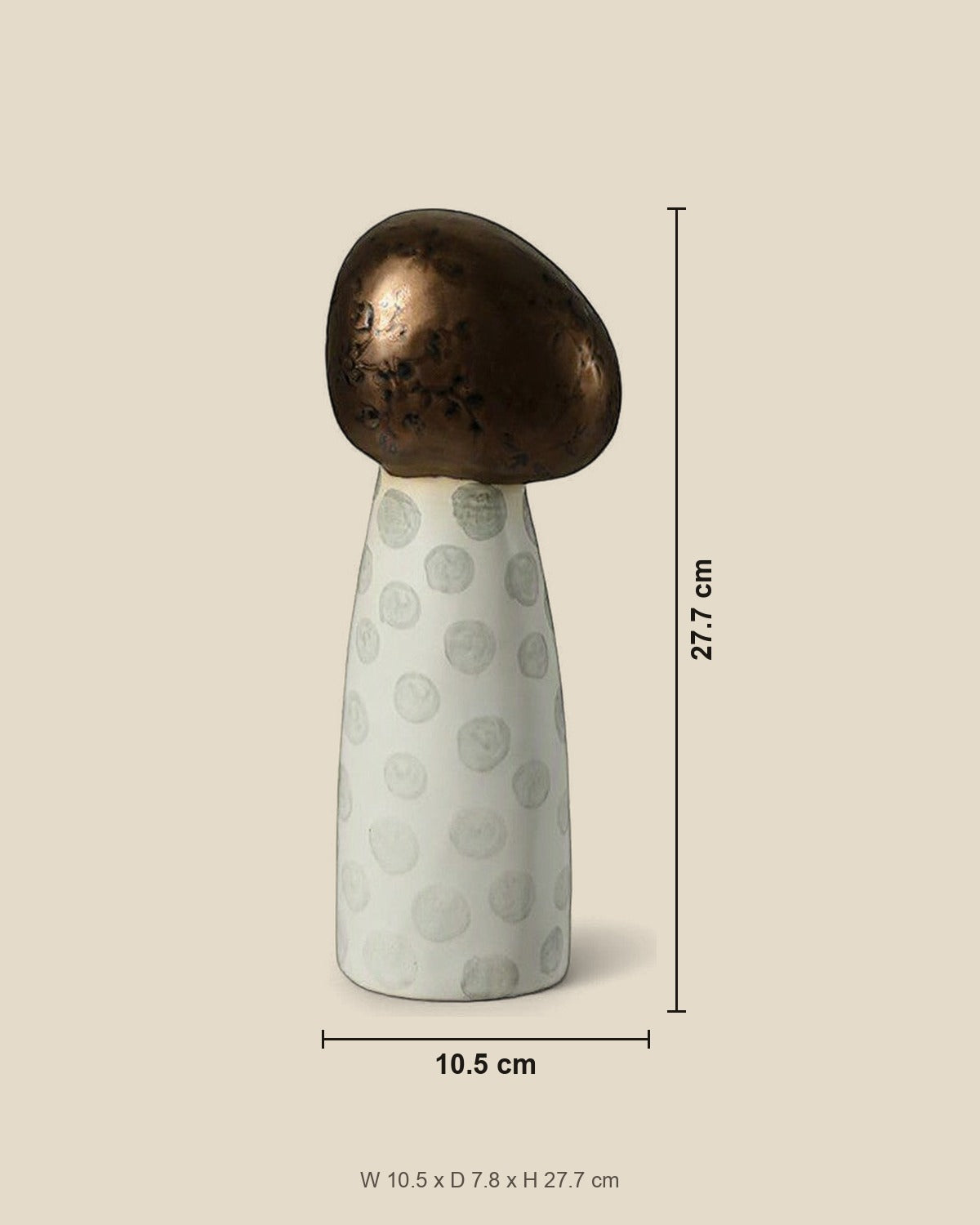 mushroom-hammer-ceramic-sculpture FD-D25097C size_reference