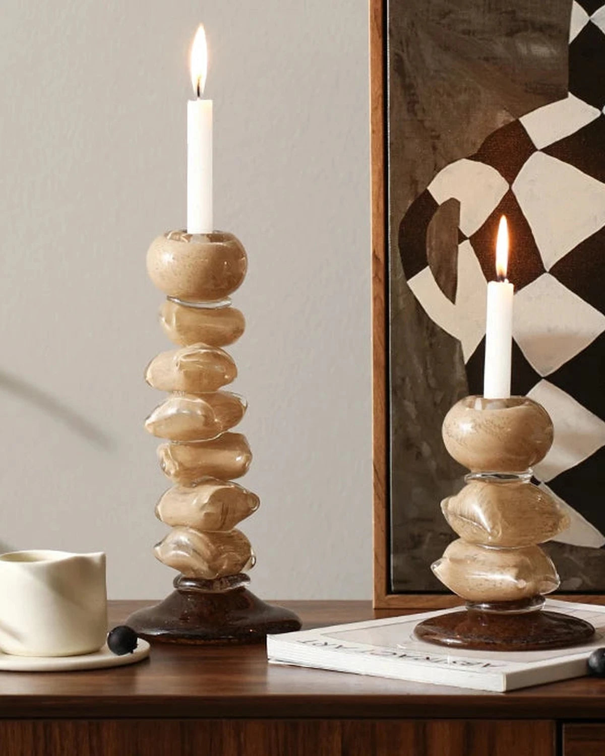 Candle holder side